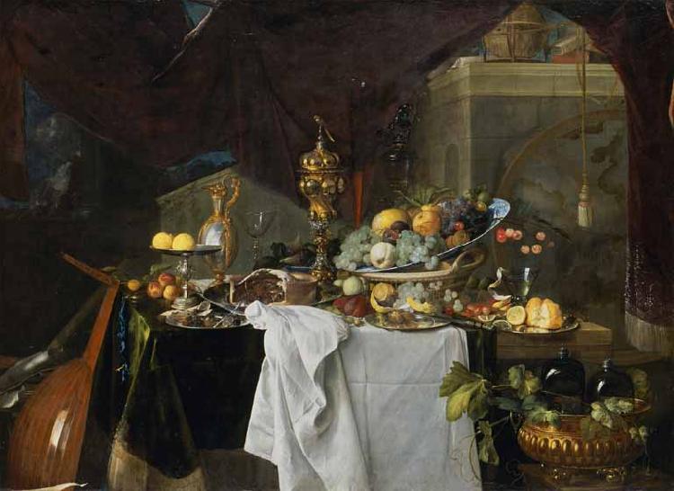 Jan Davidsz. de Heem A Table of Desserts or Un dessert